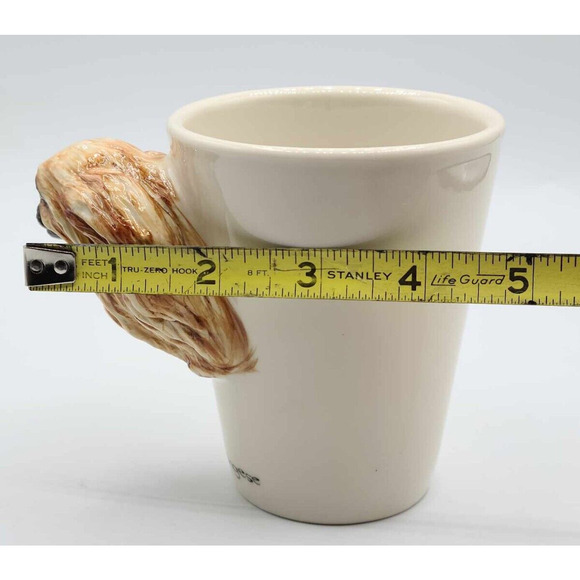 3D Pekingese Coffee Cup/Mug Hand Painted by Blue Witch Ceramics - Picture 14 of 16